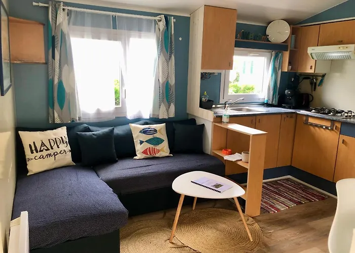 אתר קמפינג Mobil-home La Palmyre - Zoo, Plage, Animations *